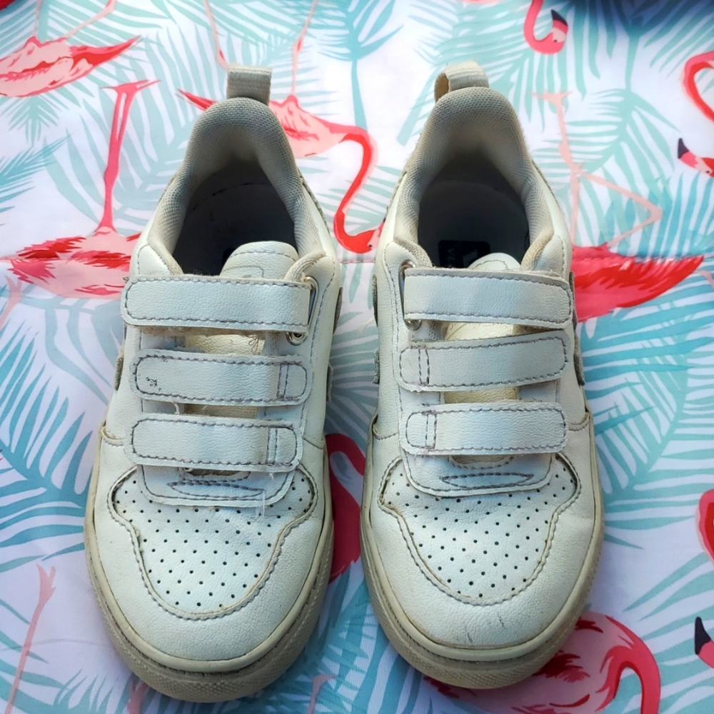 Veja Recife Logo  White natural Sneakers Kids